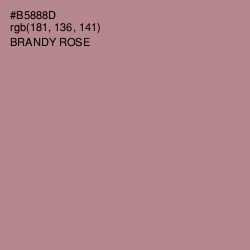 #B5888D - Brandy Rose Color Image